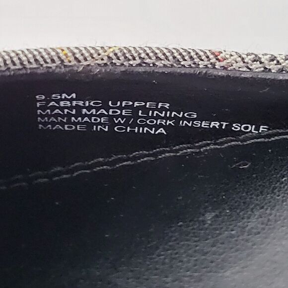 GIANNI BINI Plaid Platform Heels Womens 9.5 Gray Black Plaid High Closed Toe - Picture 9 of 10